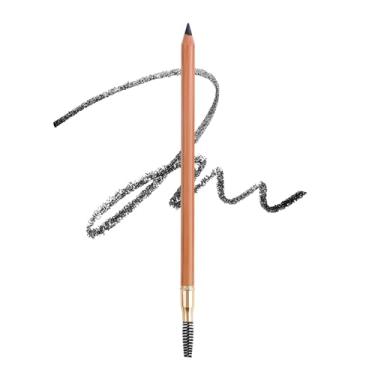 Imagem de Lápis de sobrancelha de ponta dupla para mulheres, lápis de sobrancelha impermeável de longa duração à prova de suor com carretel embutido, definição natural para iniciantes, ponta de precisão de