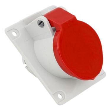 Imagem de Tomada Embutir 2P+T 16A 380/440V 9h Vermelha - N3049 Steck