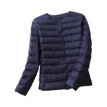 Imagem de Jaqueta Feminina Slim Fit Ultra Leve E Compactável De Pluma De Pato Br