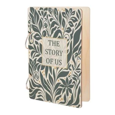 Imagem de SUPERDANT Organizador de cartões comemorativos The Story of Us, porta-cartões de presente de aniversário, folhas de armazenamento, fichário de livros, cartões postais, porta-álbuns de fotos