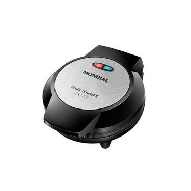 Imagem de Omeleteira Pratic Omelet II Mondial Preto e Inox 800W OM-04-BI