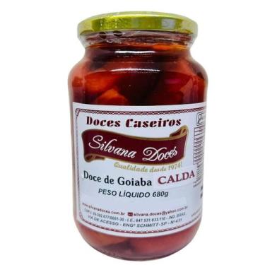 Imagem de Vidro Goiaba Pelada 680g - Silvana Doces