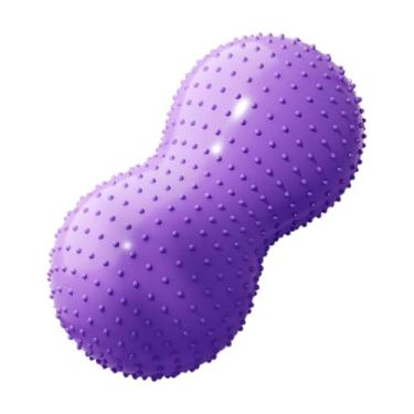 Imagem de menolana Bola de Equilíbrio Sensorial para Assento Flexível, Bola de Exercícios em Formato de Amendoim para Fortalecimento do Core, Academia em Casa e, Violeta Claro