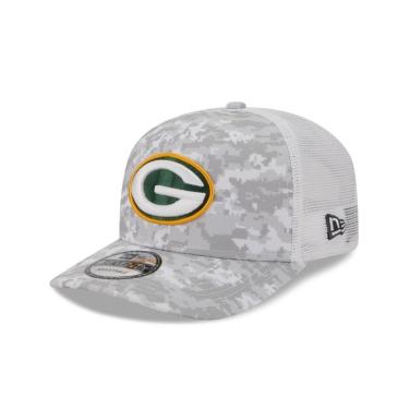 Imagem de BONE NEW ERA 9SEVENTY GREEN BAY PACKERS NFL SALUTE SERVICE 2025 VERDE-Masculino