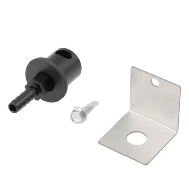 Imagem de eMagTech Kit de válvula de ventilação do tanque de combustível do carro 7 x 3,4 cm compatível com Holley 19-174 preto