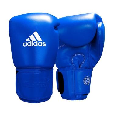 Imagem de Luva de Muay Thai adidas Couro Blue Pro Thai-Unissex