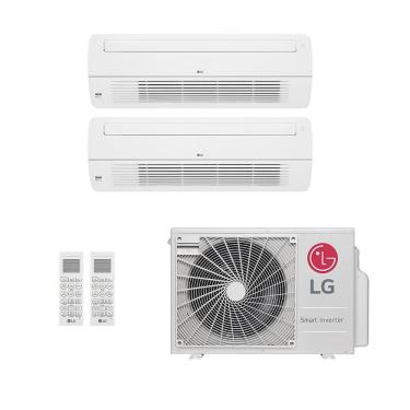 Imagem de Ar-Condicionado Multi Split Inverter LG 18.000 (1x Evap Cassete 1 Via 7.000 + 1x Evap Cassete 1 Via 12.000) Só Frio 220V								