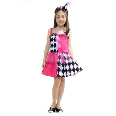 Imagem de Fantasia De Carnaval Colombina Rosa Abrakadabra Fantasias - Sulamerica