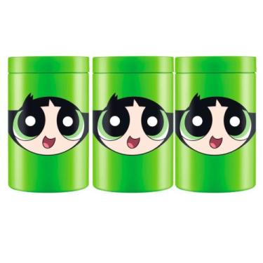 Imagem de Kit 3 Potes Plásticos Mantimentos Multiuso 1,5LT Personagens Diversos 