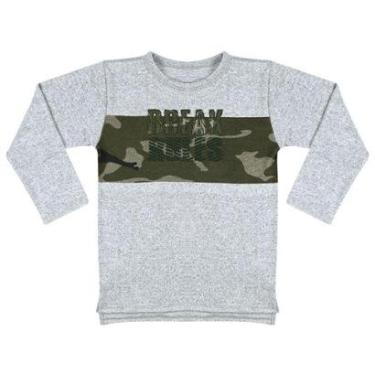 Imagem de Blusa Infantil Look Jeans Tricô Masculina-Masculino