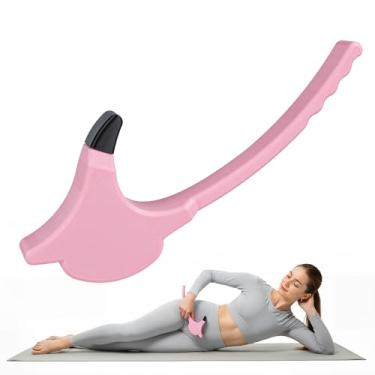 Imagem de Ferramenta de liberação de gancho de quadril Iliacus, Advanced Psoas & Hip Flexor Self-Myofascial Release Tool (rosa)