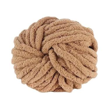 Imagem de Fio Chenille Colorido Macio De 250g Para Tricô Grosso, Ninhos Para Ani