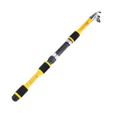 Imagem de Vara De Pesca Telescópica Durável Em Fibra De Vidro Para Crianças Soug