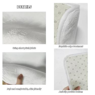 Imagem de Tapete abstrato simples em cor sólida para sala de estar, decoração moderna para casa, tapete para mesa de centro na varanda, tapete para quarto (180x280cm 71x110in/Flanela-5)