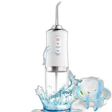 Imagem de Irrigador Oral Elétrico Jato D Água Limpeza Bucal Fio Dental