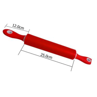 Imagem de Rolo De Massa De Silicone Com Cabo De Plástico 48Cm