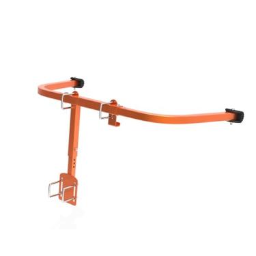 Imagem de Estabilizador de escada, estabilizador de aço pesado atualizado para escada com extensão de asa/acessório de extensão de parede, braços de suporte de escada seguros e estáveis para calha de teto com