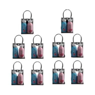 Imagem de Bolsas Transparentes De PVC Macio Para Presentes Com Alça De Botão, Sa