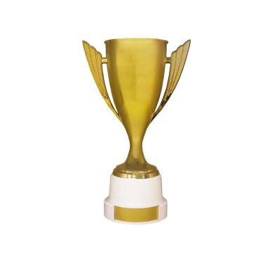 Imagem de TROFÉU PIAZZA TAÇA 716/2 - 25 CM - DOURADO/BCO UN-Unissex