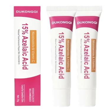 Imagem de Ácido azelaico para o rosto equilibrar o tom da pele e limpar os poros, soro ácido azelaico ácido azelaico alivia acne, cravos e vermelhidão, cuidados com a pele premium, 2 peças