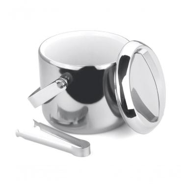 Imagem de Balde Térmico Para Gelo Com Pinça 1 L Forma Inox 807910