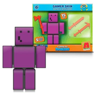 Imagem de Boneco Articulado Melzinha Turma do Problems Minecraft Youtuber 15CM