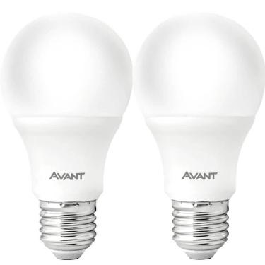 Imagem de Kit 2 Lâmpadas Pera Led (a60) Amarelo 15w He1300 Avant Base E27 Bivolt Am3000k - Cód 276130573