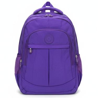 Imagem de Mochila Casual Escolar Adulto Juvenil Em Nylon Tactel Espaço Para Notebook-Unissex