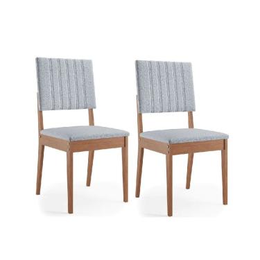 Imagem de Conjunto 2 Cadeiras Estofados Milao Madetal