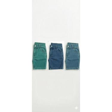 Imagem de Combo 2 Bermudas Masculinas Brim Jeans Barato Atacado Oferta - - Malay