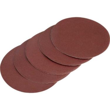 Imagem de Jogo Disco De Lixa 4.1/2'' 115mm G120 Pluma 5Pcs Vonder