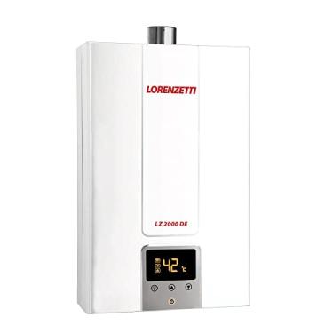 Imagem de LORENZETTI Aquecedor de Água a Gás LZ 2000 DE-B GLP Digital 20L/Min, Branco, LZ2000DE-B GLP