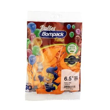 Imagem de Balao Bompack 6,5 Laranja C/30 Un