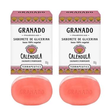 Imagem de Kit 2 Sabonete Granado Calêndula Em Barra 90g Terrapeutics Vegetal