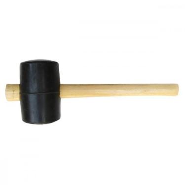 Imagem de Martelo De Borracha Preto Roma 80Mm - PINCEIS ROMA