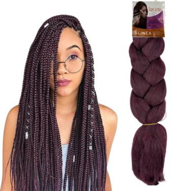 Imagem de Cabelo Jumbão Super Jumbo 390 Gramas Box Braid 60cm - CHEREY, 99J