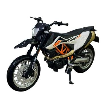 Imagem de Moto KTM 690 SMC R Branco 1/18 Maisto 35300
