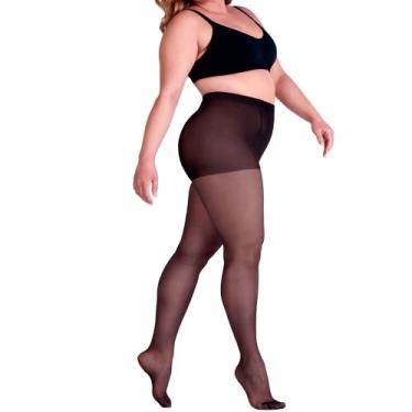 Imagem de Meia Calça Plus Size Clássica Fina Fio 20 Loba Lupo Adulto - Loba By L