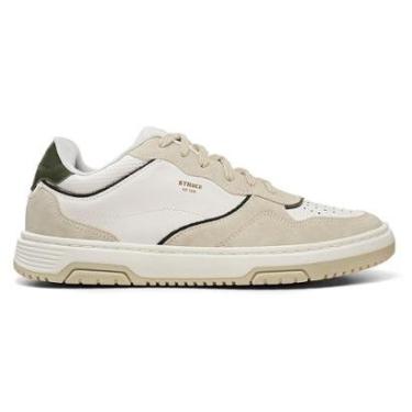 Imagem de Tênis Casual Masculino Streetwear Strike Zigg Branco Bege-Masculino