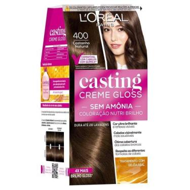 Imagem de Tinta de Cabelo Loreal Paris Casting Creme Gloss - 400 Castanho Natura