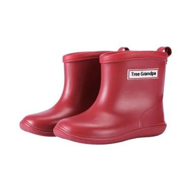 Imagem de Botas De Chuva Impermeáveis Para Crianças Pequenas, Calçados De Chuva 