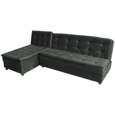 Imagem de Sofá Cama Reclinável 3 Lugares Penélope Cinza Matrix, Chumbo, 3