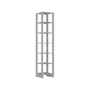 Imagem de Estante Closet 40cm com 6 Prateleiras - Branco - Emovell, Branco