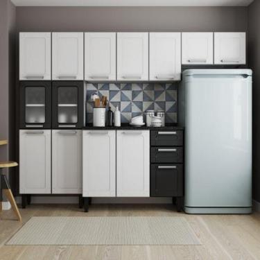 Imagem de Cozinha Completa Aço Múltipla 14 Portas 2 Gavetas Bertolini