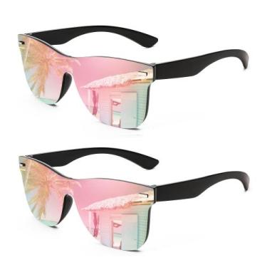 Imagem de Gafas de sol FEISEDY B4114 con lentes espejadas a la moda UV400 para m