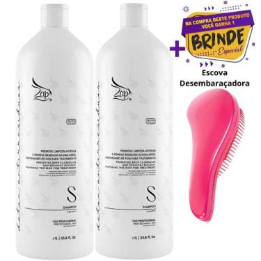 Imagem de Kit C/2 Shampoo Zap Anti Resíduos Detox Limpeza Intensa 1Litro Origina