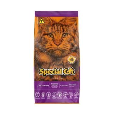 Imagem de Ração Special Cat Premium para Gatos Adultos Castrados 10 KG - Special