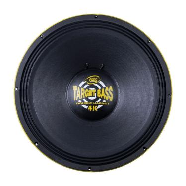 Imagem de Alto Falante Eros E-18 Target Bass Double Magnet 4k para Graves Reforçados 2000W RMS 4 OHMS 18" Amarelo