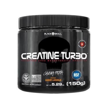 Imagem de Creatine Turbo Monohidratada - 150g Laranja - Black Skull, Laranja, 15