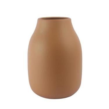 Imagem de Vaso Alent cerâmica laranja 17,5x17,5x25cm -L Hermitage, 3 meses por d
